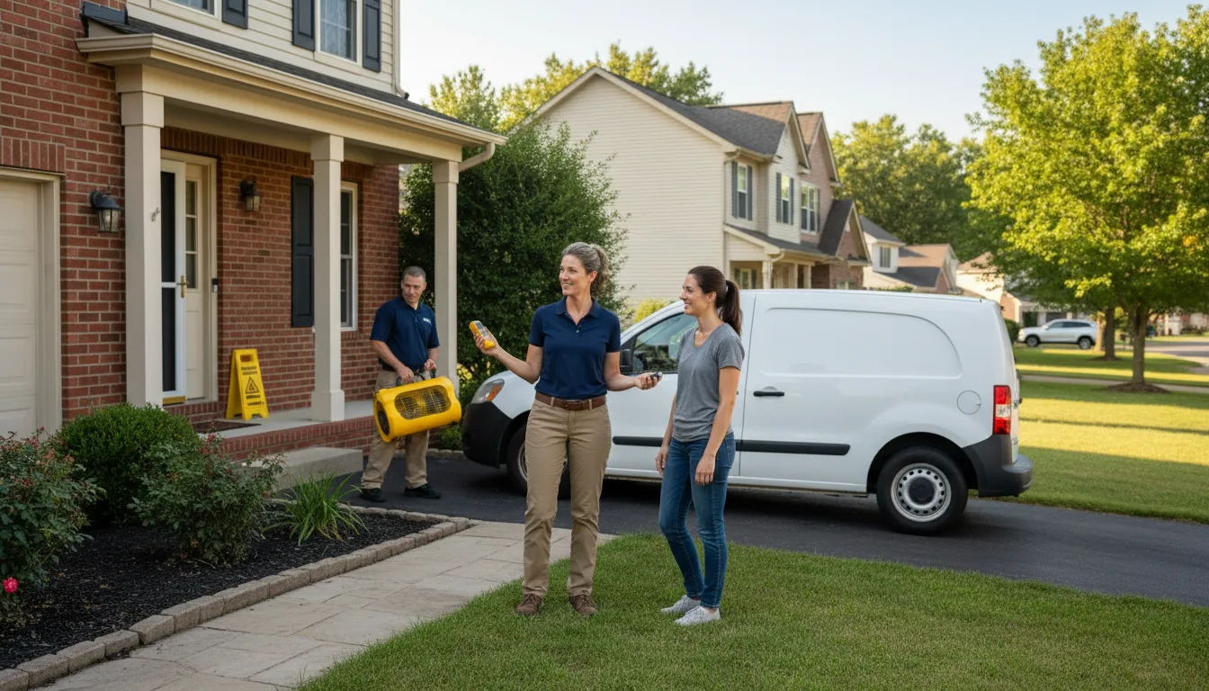 Water restoration image for Dehumidification And Cleanup Services in Grass Lake, MI
